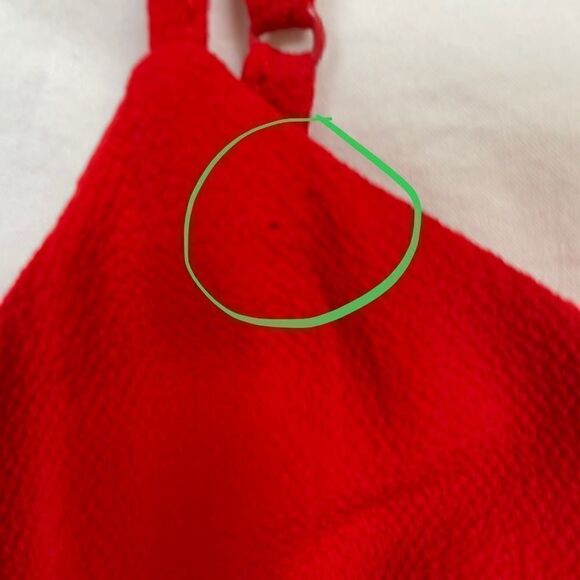 𝅺BB Dakota Walk On By Ruffle Dress in Red, size 8 - GUC - Picture 9 of 16